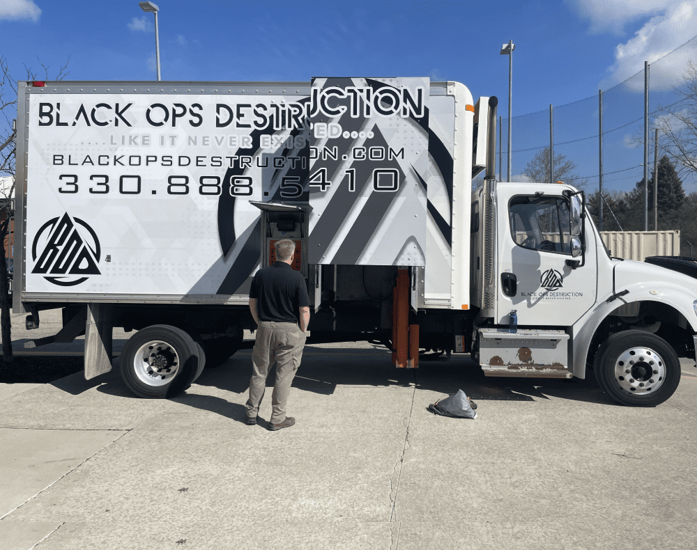 Black Ops Mobile Shred Trucks